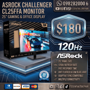 monitor asrock cl25ffa 25 pulgadas challenger ips led full hd 1920×1080 120hz hdmi vga negro copia
