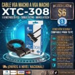 cable vga macho a vga macho xtc 308 1.8mts