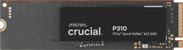 crucial ssd p310 2280 isolated front view
